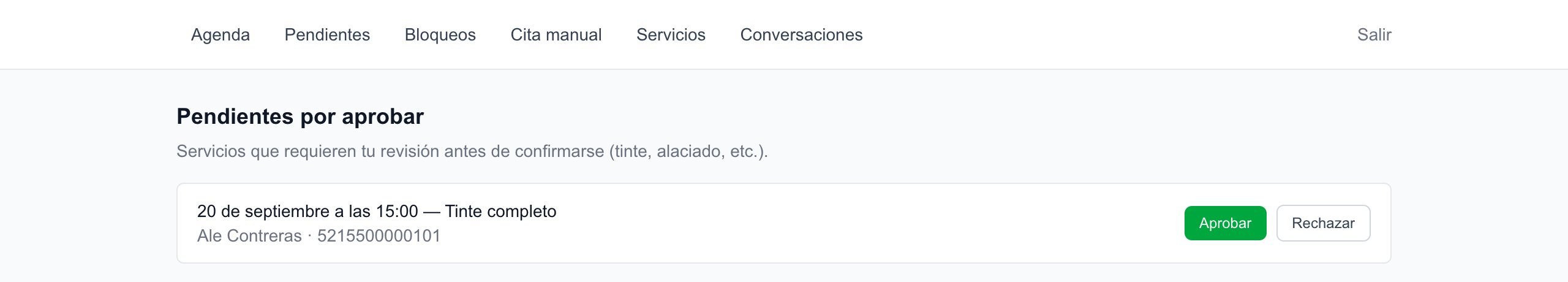 Lo que requiere tu ojo, en una cola